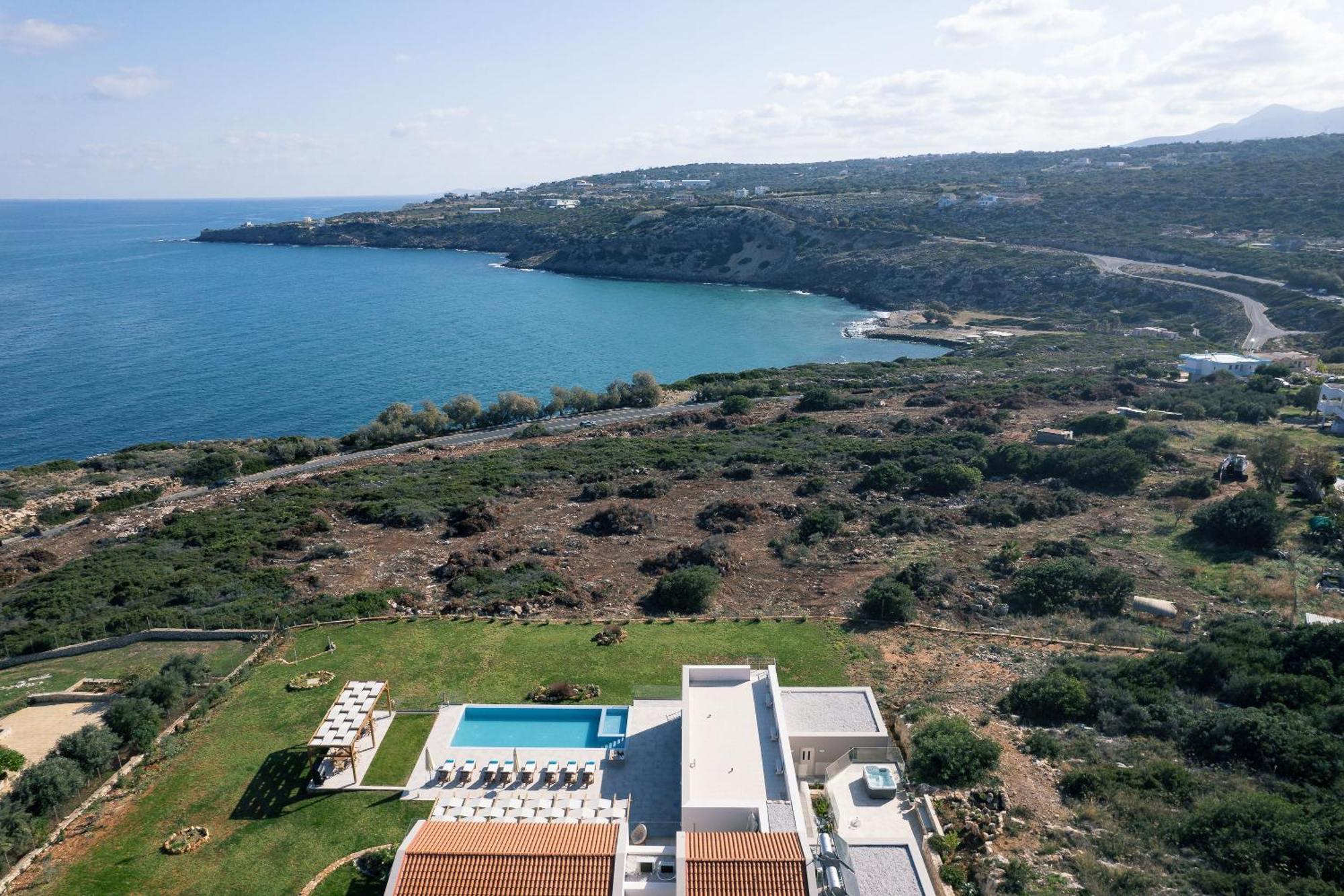 Rethymnian Gem Luxury Villa Γεράνι Χανίων Εξωτερικό φωτογραφία